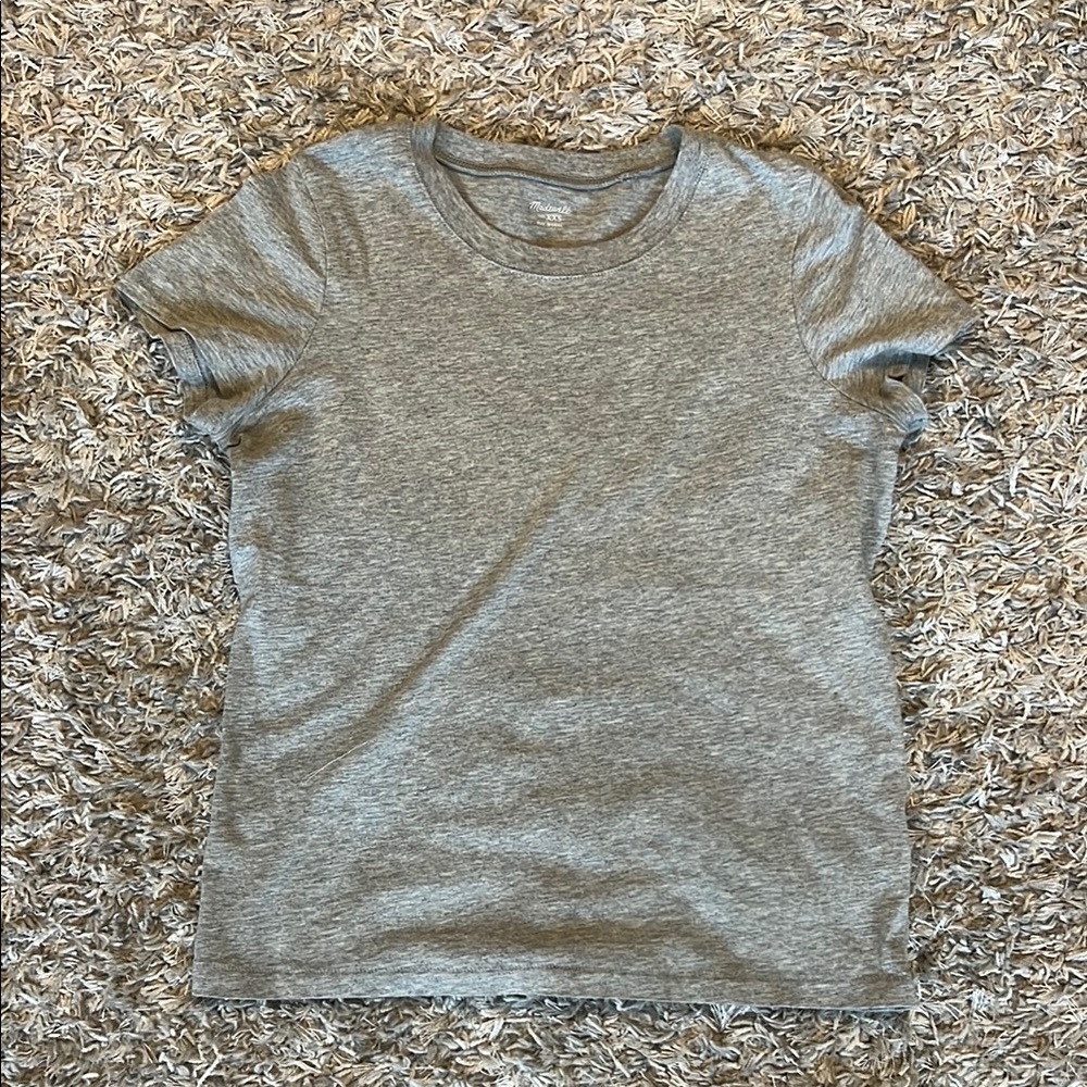Madewell XXS cotton Gray Short Sleeve T-Shirt